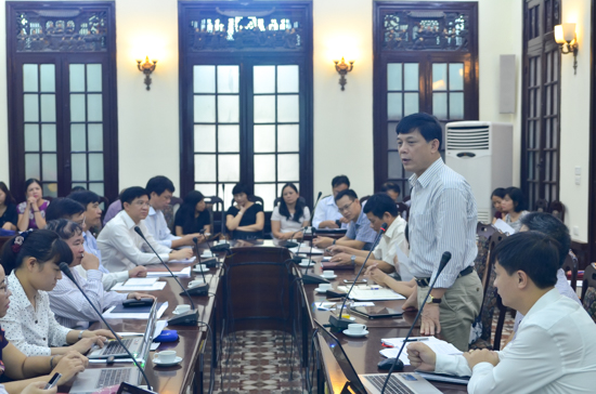 Thứ trưởng Bộ Giáo dục và Đào tạo Bùi Văn Ga đến thăm và làm việc với Viện Khoa học Giáo dục Việt Nam